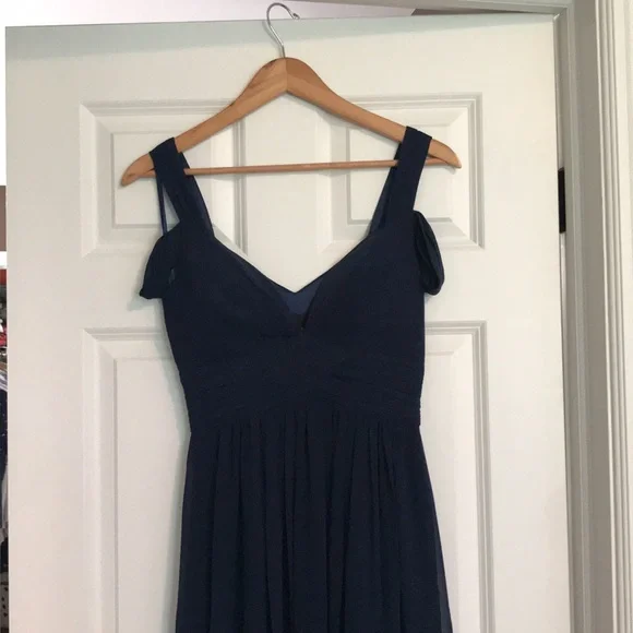 Ocean of Elegance Navy Maxi Dress. Prom! - Picture 7 of 12